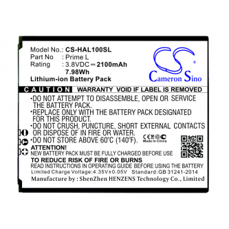 Highscreen Prime L / Prime L 2100 mAh Li-Ion 3,8 V (Cameron Sino)