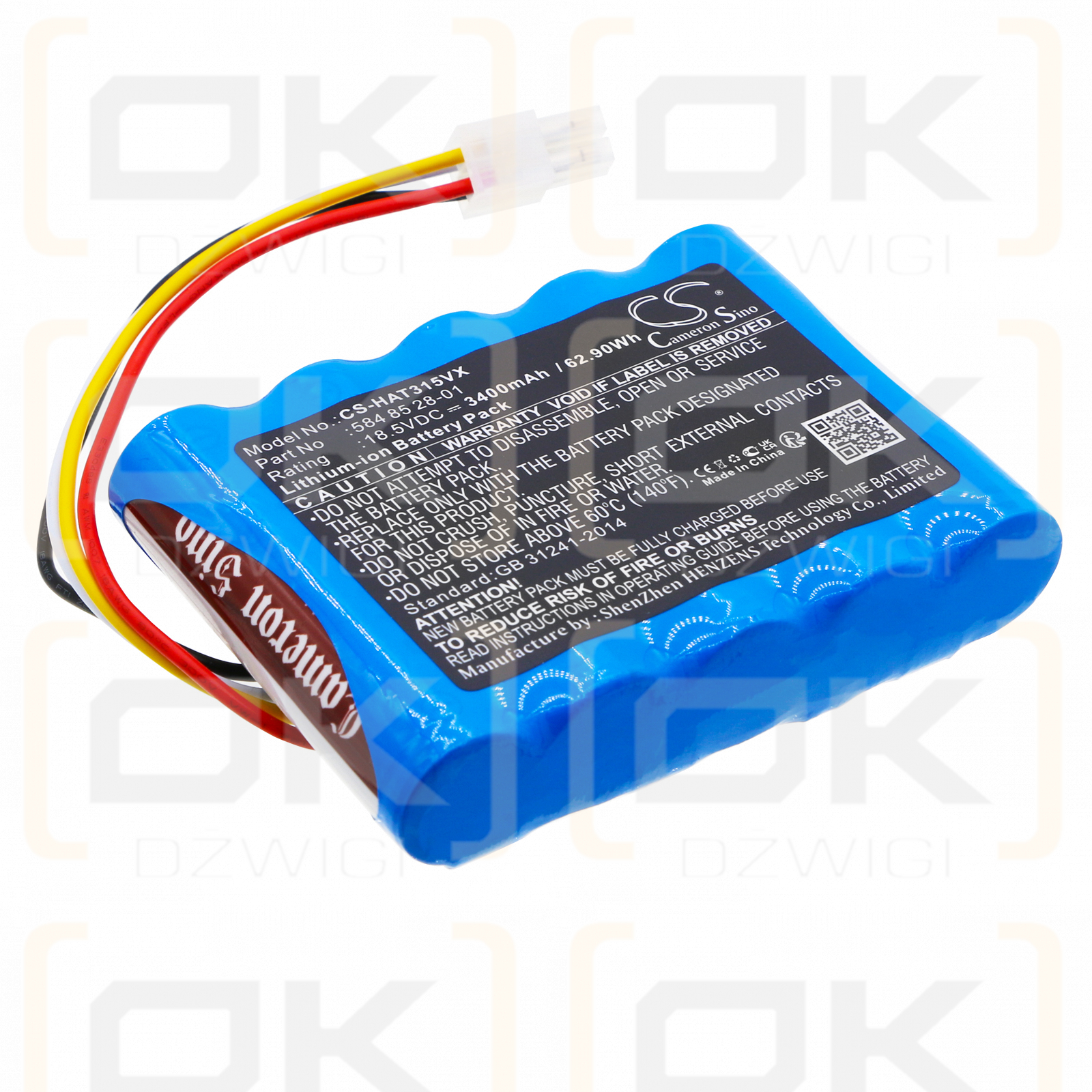 Husqvarna Automower 315 2018 / 584 85 28-01 3400mAh Li-ion 18.5V (Cameron Sino)