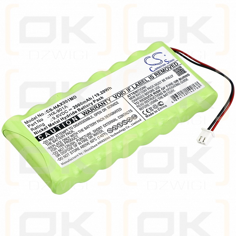 HUAXI HX-901A 2000mAh Ni-MH 9.6V (Cameron Sino)