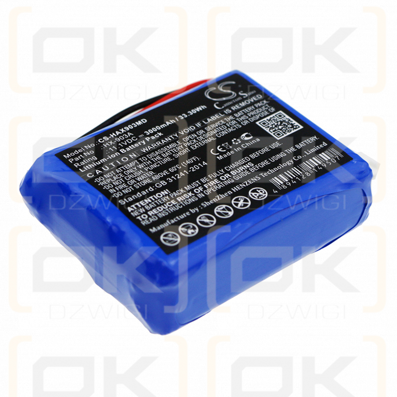 HUAXI HX-903A 3000mAh Li-ion 11.1V (Cameron Sino)