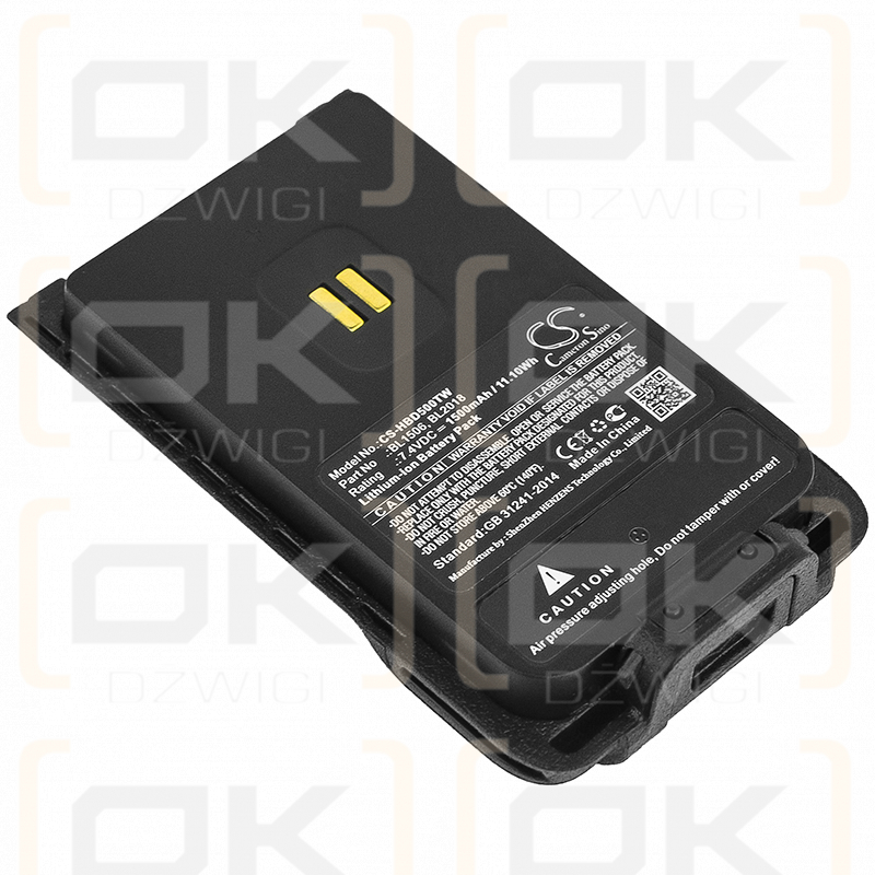 Hytera BD555 / BL1506 1500 mAh Li-Ion 7,4 V (Cameron Sino)