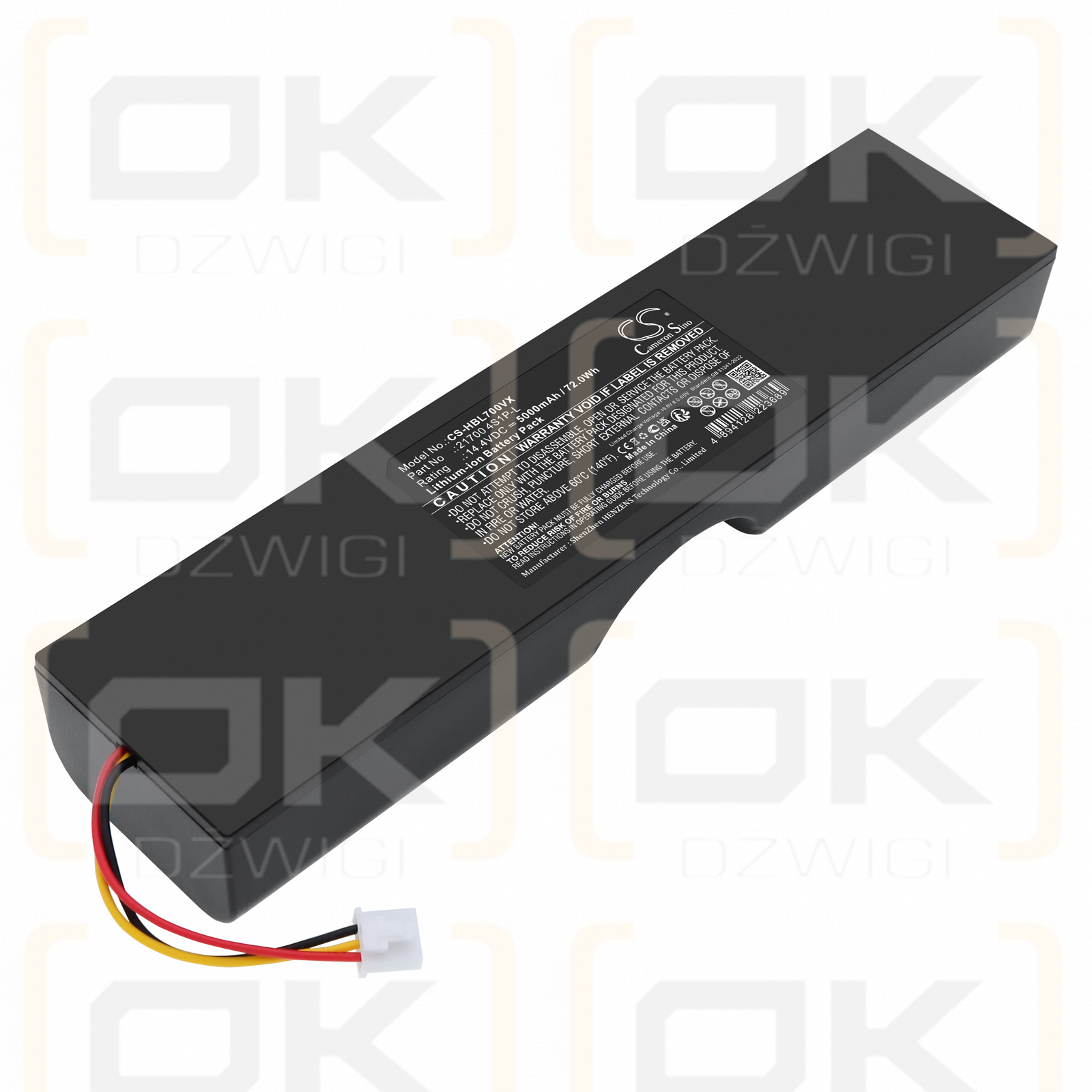 HOBOT Legee D8 / 21700 4S1P-L 5000 mAh Li-ion 14.4 V (Cameron Sino)