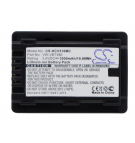 Panasonic HC-V770 / VW-VBT190 3000 mAh Li-ion 3.6 V (Cameron Sino)