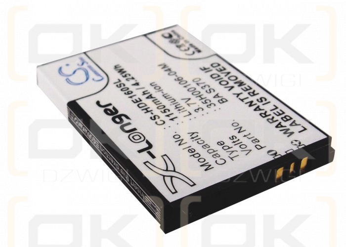 Batería de repuesto para T-Mobile G1 / DREA160 1150 mAh Li-ion 3.7 V (Cameron Sino)