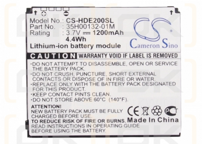 Сменный аккумулятор для Google N1 / BB99100 1200 мАч Li-ion 3,7 В (Cameron Sino)
