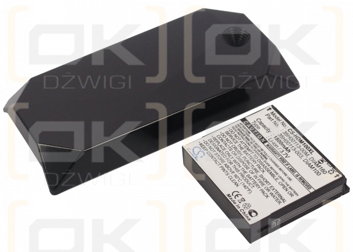 Batería de repuesto para HTC P3100 / DIAM160 1800 mAh Li-ion 3.7 V (Cameron Sino)