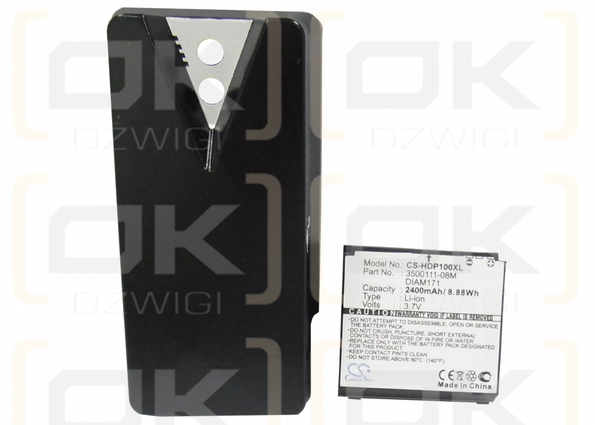 HTC Raphael 800 / DIAM171 2400mAh Li-ion 3.7V (Cameron Sino)