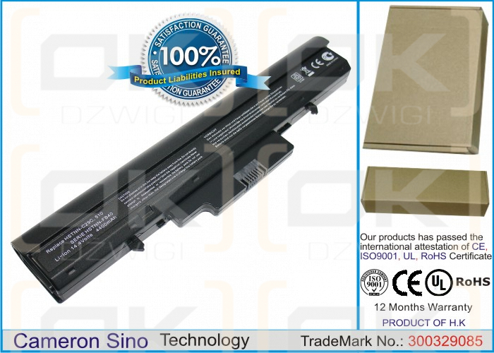 HP 520 / 434045-141 4400 mAh Li-Ion 14,8 V (Cameron Sino)