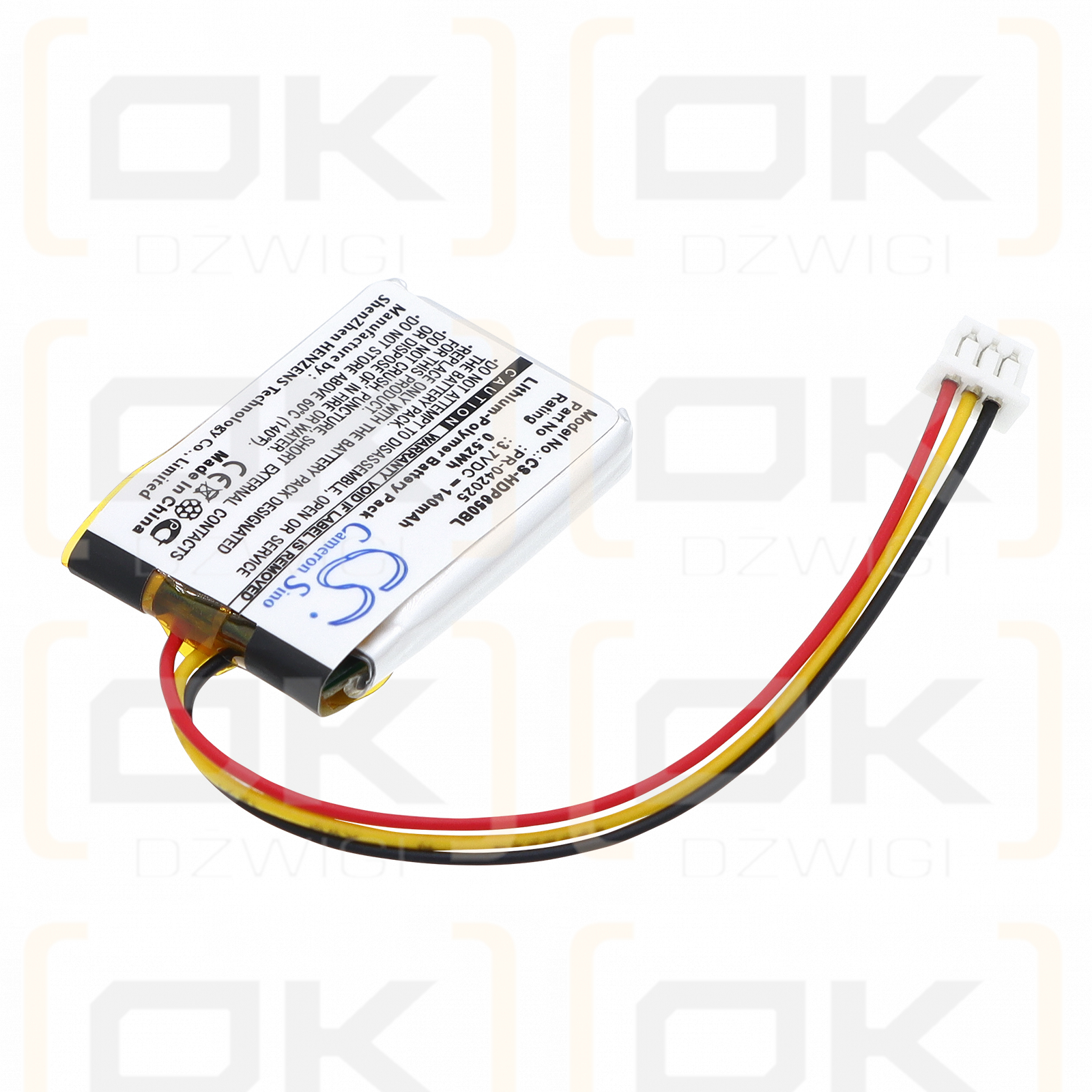 Dolphin 6500EP / PR-042025 140 mAh Li-Polymer 3,7 V (Cameron Sino)