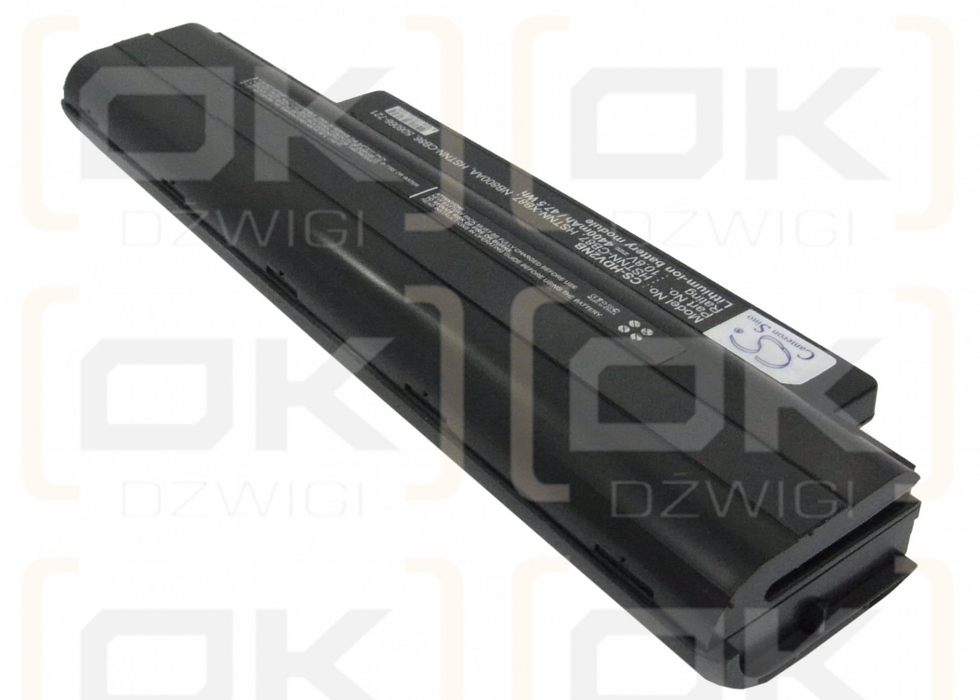 Bateria zamienna do HP Pavilion dv2-1001au / 506066-721 4400 mAh Li-ion 10.8 V (Cameron Sino)