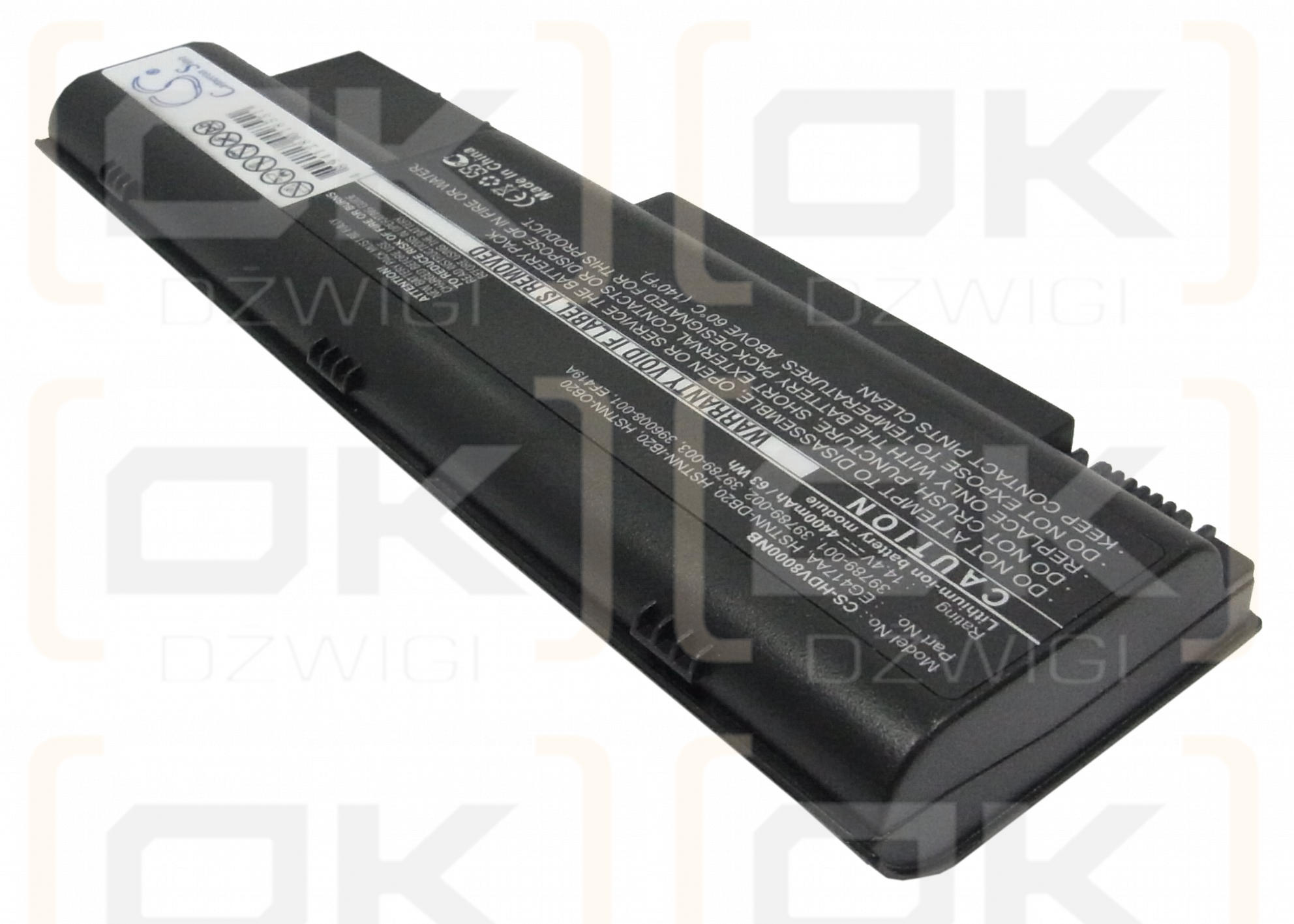 HP Pavilion dv8286ea / 395789-001 4400 mAh Li-Ion 14,4 V (Cameron Sino)