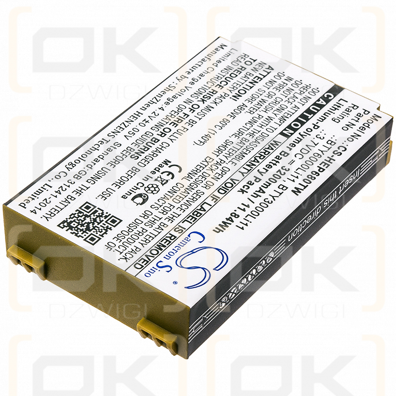 Huawei EP680 / BTY6000Li11 3200mAh Li-Polymer 3.7V (Cameron Sino)