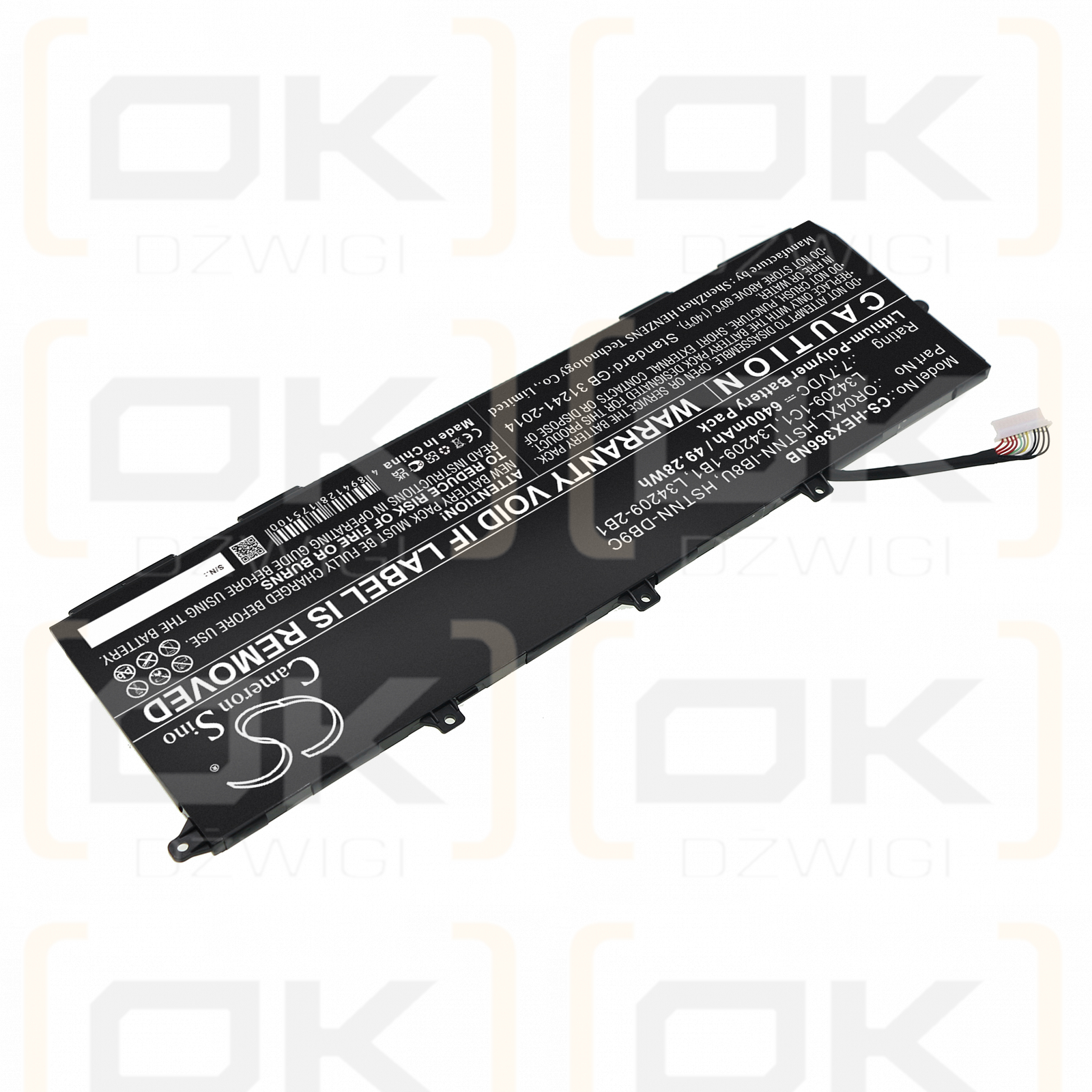 HP EliteBook X360 830 G6 / OR04XL 6400mAh Li-Polymer 7.7V (Cameron Sino)