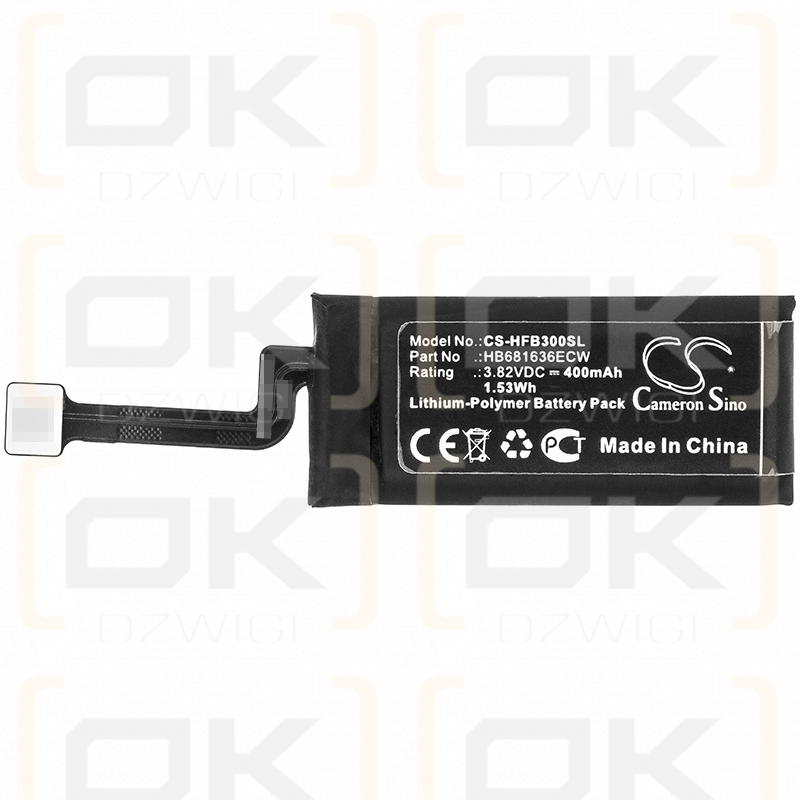 Huawei FreeBuds 3 / HB681636ECW 400mAh Li-Polímero 3.82V (Cameron Sino)