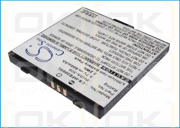 Telefunken Eurofon T20 / PHBA-309 600mAh Li-ion 3.7V (Cameron Sino)