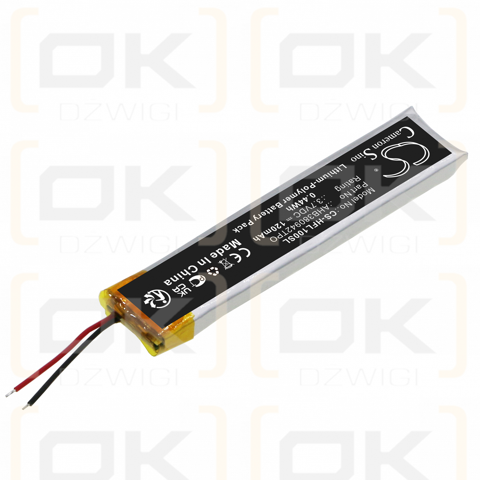 Huawei FreeLace / AHB380942TPO 120 mAh Li-Polymer 3,7 V (Cameron Sino)