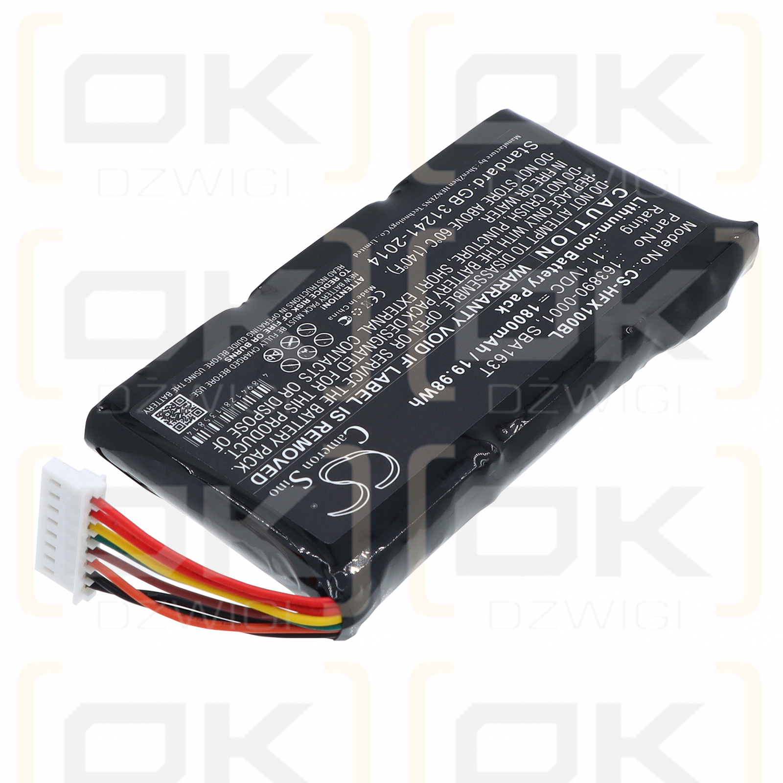 Honeywell Marathon FX1 / 163890-0001 1800 mAh Li-Ion 11,1 V (Cameron Sino)