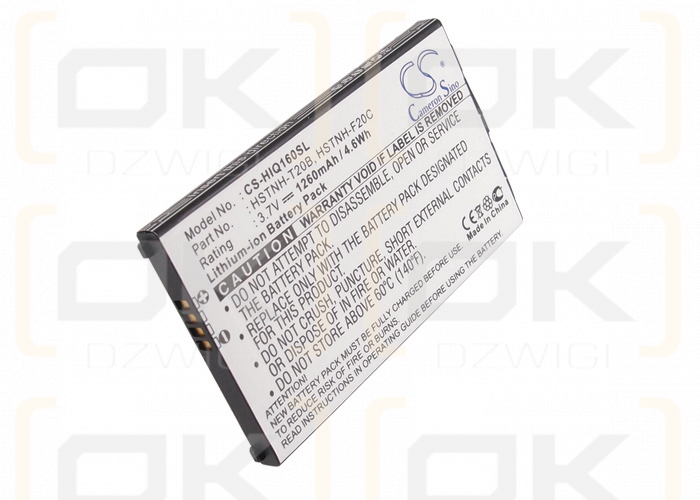 HP iPAQ 530 / HSTNH-T20B 1260 mAh Li-Ion 3,7 V (Cameron Sino)