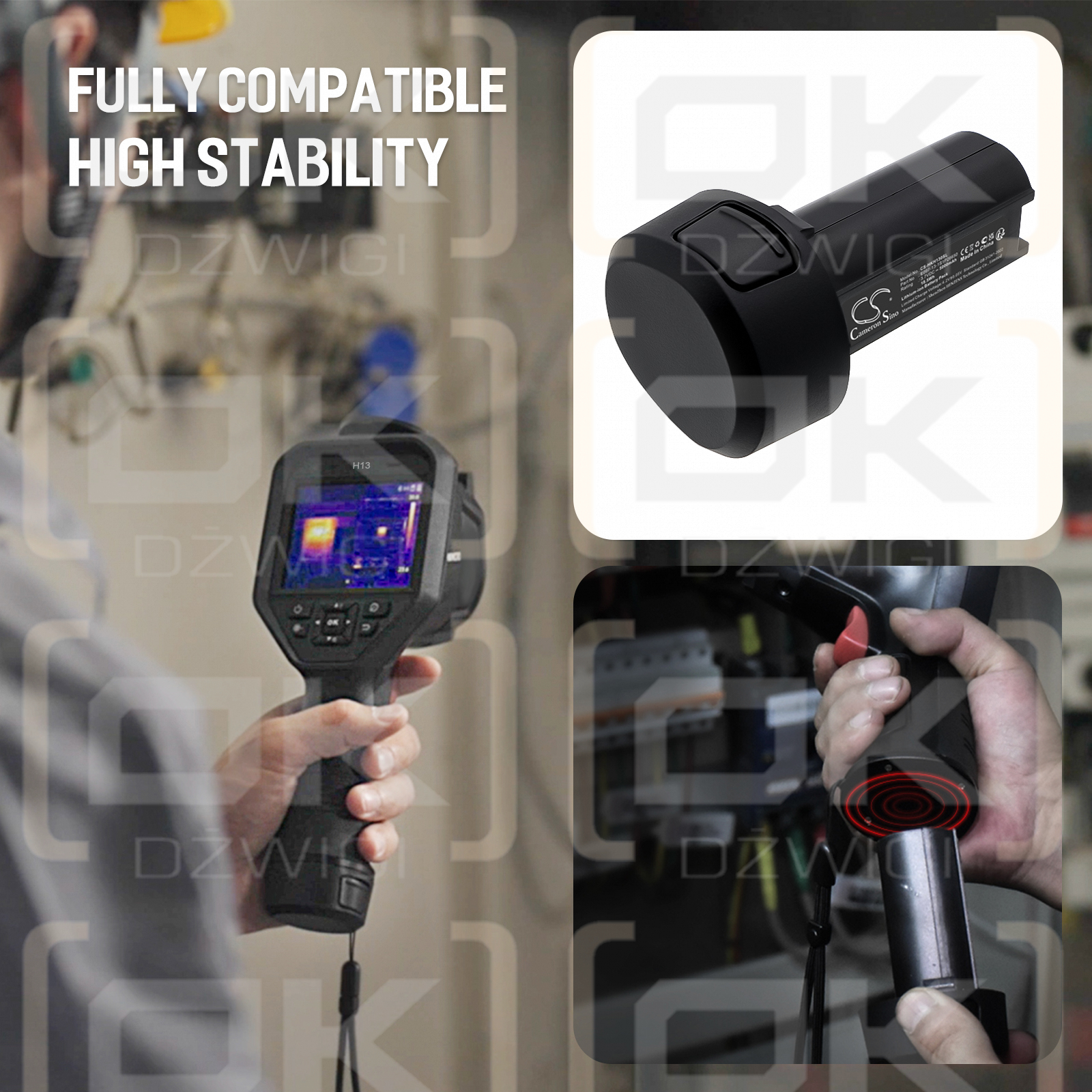 Hikvision TP23 / E097-13-1S1P26650 5000mAh Li-ion 3.7V (Cameron Sino)
