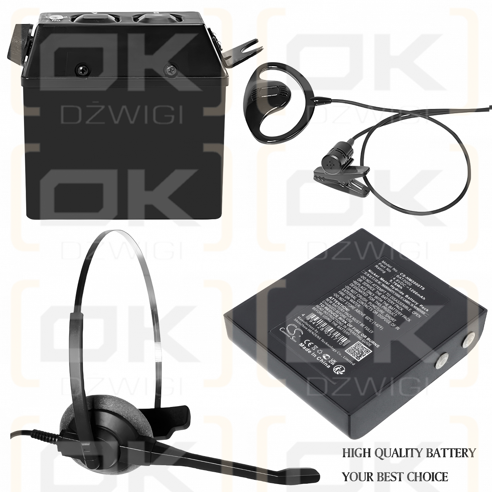 HME COM 2000 / BAT2000 1200 mAh Ni-MH 4.8 V (Cameron Sino)