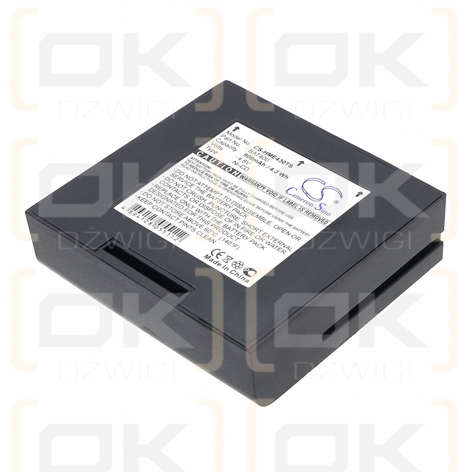 HME C430 / BAT400 900 mAh Ni-CD 4,8 V (Cameron Sino)