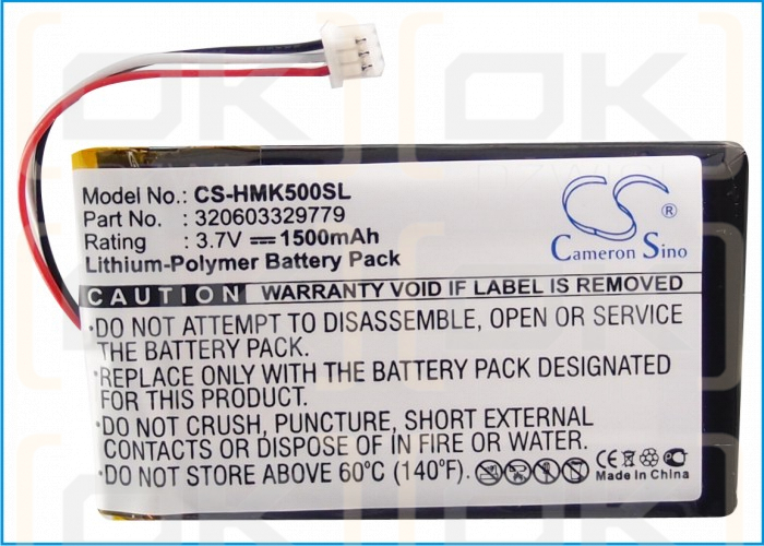 Harmon Kardon GPS-500 / 320603329779 1500mAh Li-Polímero 3.7V (Cameron Sino)