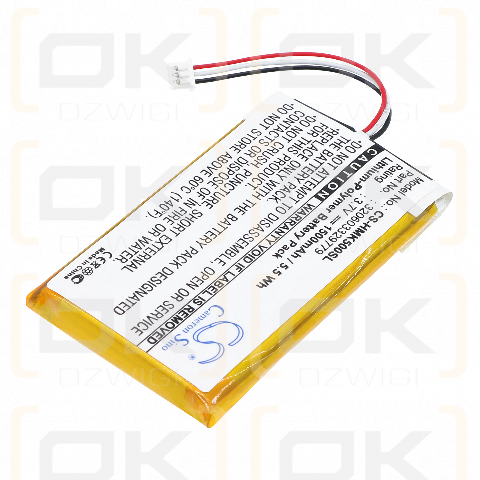 Batería de polímero de litio Harmon Kardon de 1500 mAh (Cameron Sino)