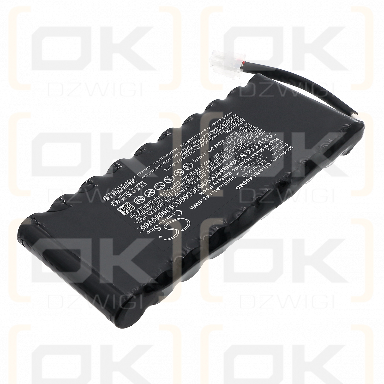 HME Lifepulse 400 / EE090243 3800 mAh Ni-MH 12 V (Cameron Sino)