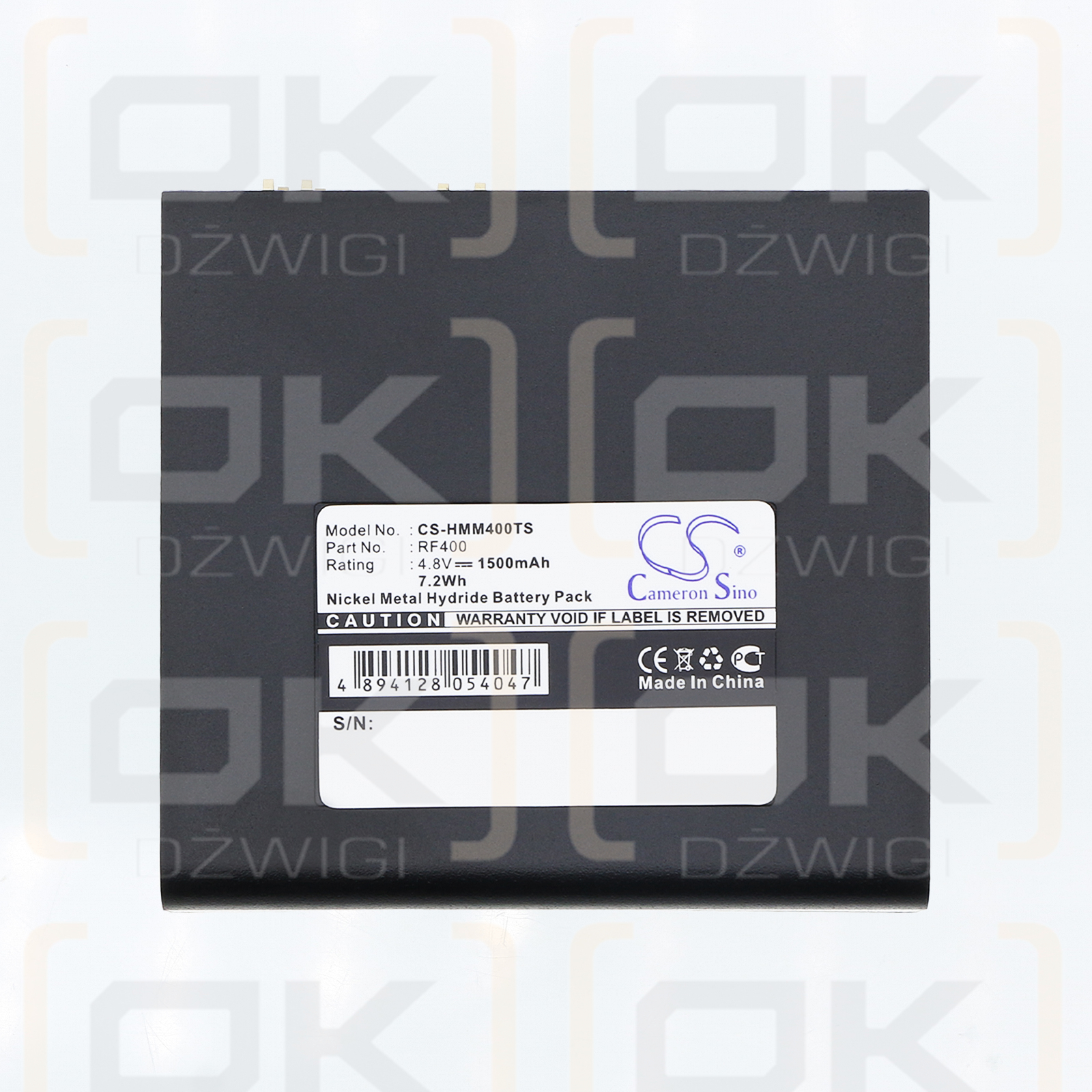 HME COM400 / RF400 1500mAh Ni-MH 4.8V (Cameron Sino)