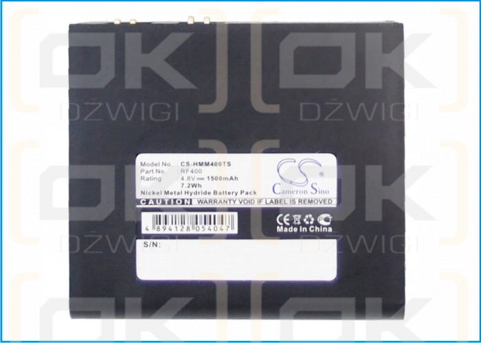 HME COM400 / RF400 1500 mAh Ni-MH 4,8 V (Cameron Sino)