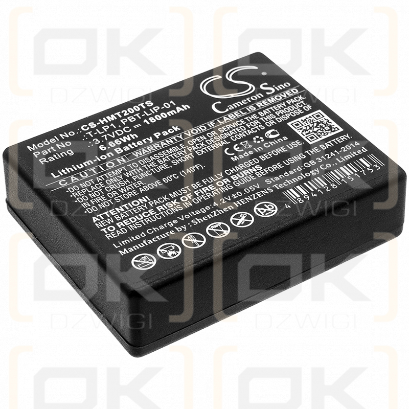 HME TMP-R224 / T-LP1 1800mAh Li-ion 3.7V (Cameron Sino)