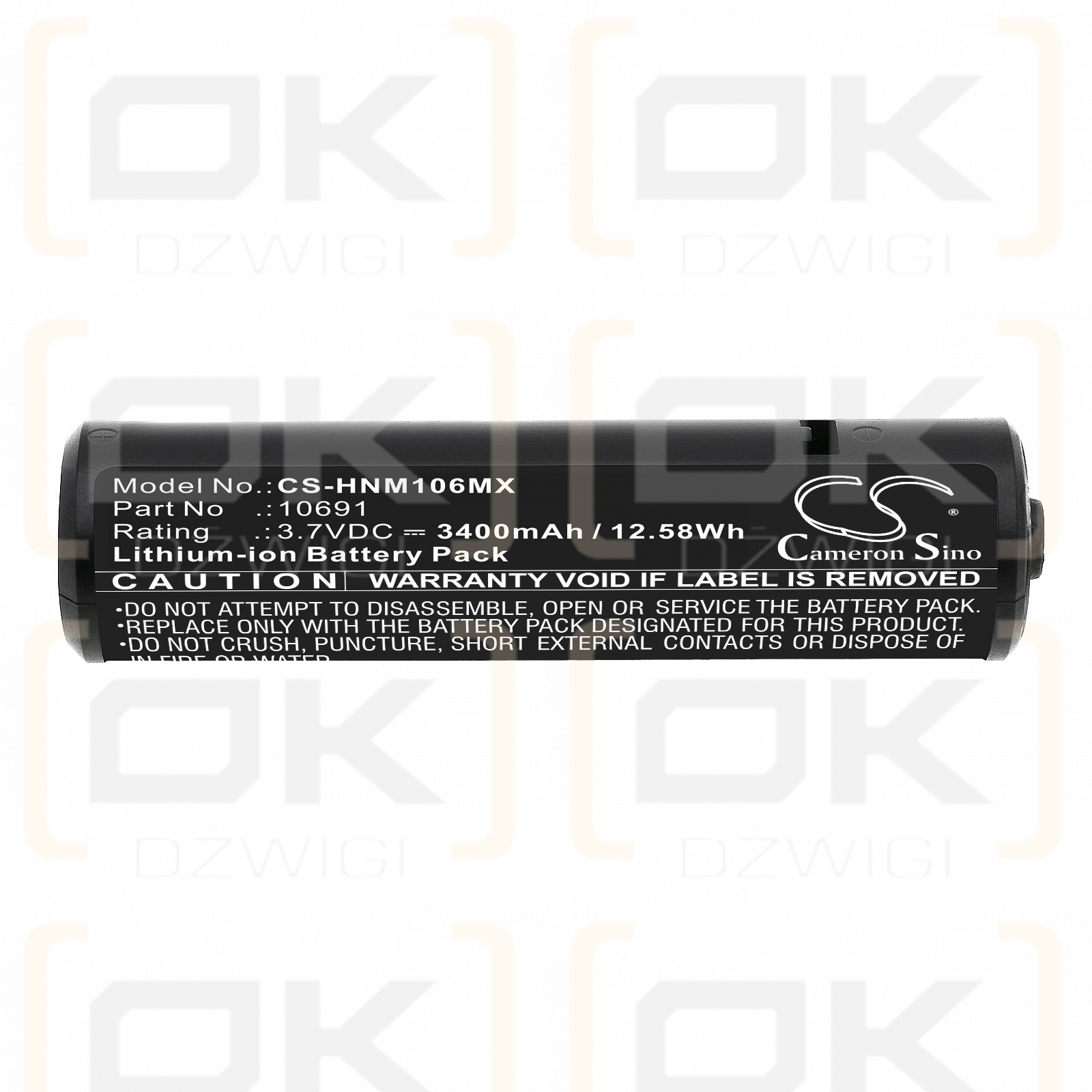 Riester Riester 10694 / 10691 3400mAh Li-ion 3.7V (Cameron Sino)