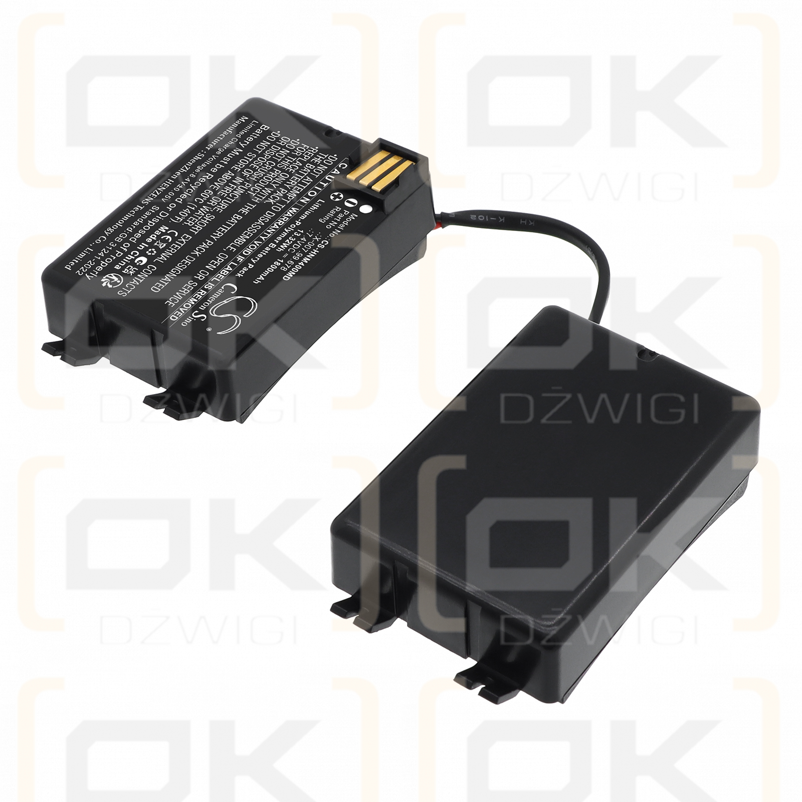 Bateria zamienna do Heine mPack Unplugged / X-007.99.665 1800 mAh Li-Polymer 7.4 V (Cameron Sino)