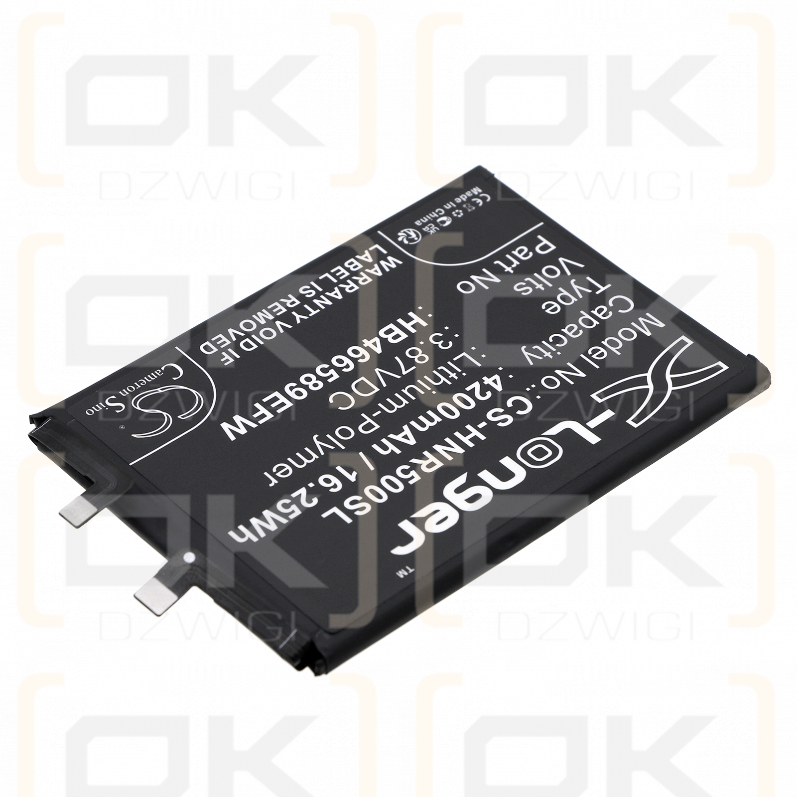 Huawei NEN-LX1 / HB466589EFW 4200mAh Li-Polymer 3.87V (Cameron Sino)