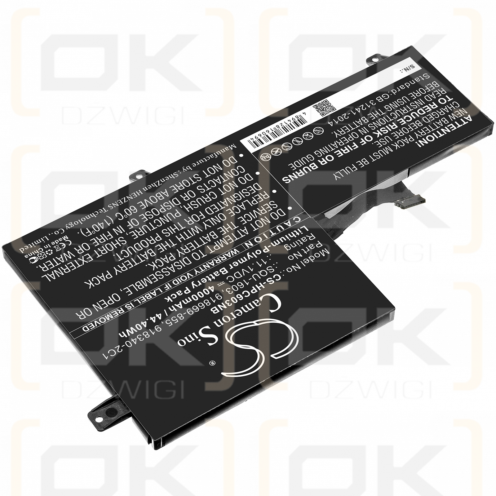 HP 11 G5 EE Chromebook / 918669-855 4000mAh Li-Polymer 11.1V (Cameron Sino)