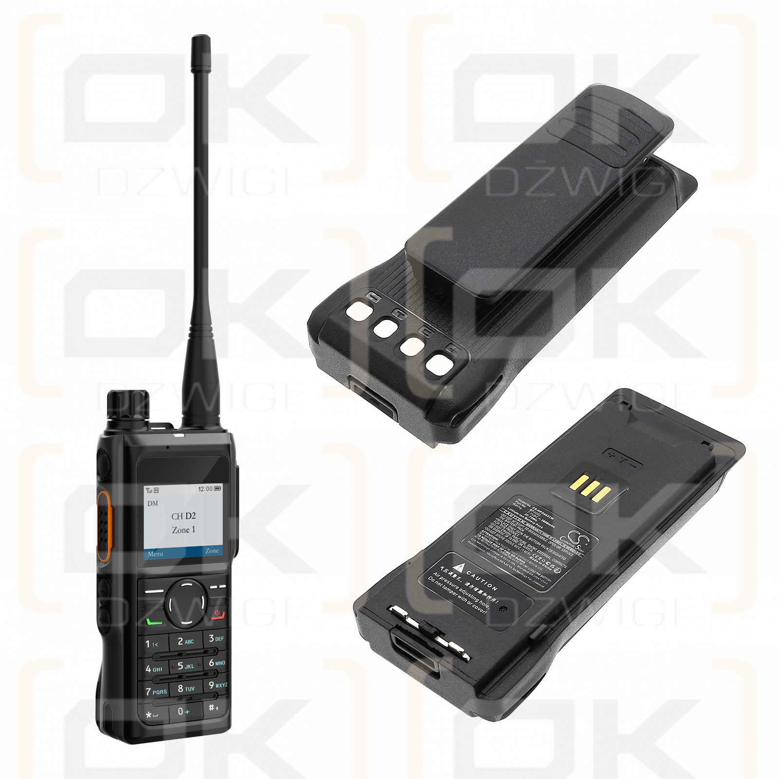 Hytera HP685 / BP3002 3600mAh Li-ion 7.7V (Cameron Sino)