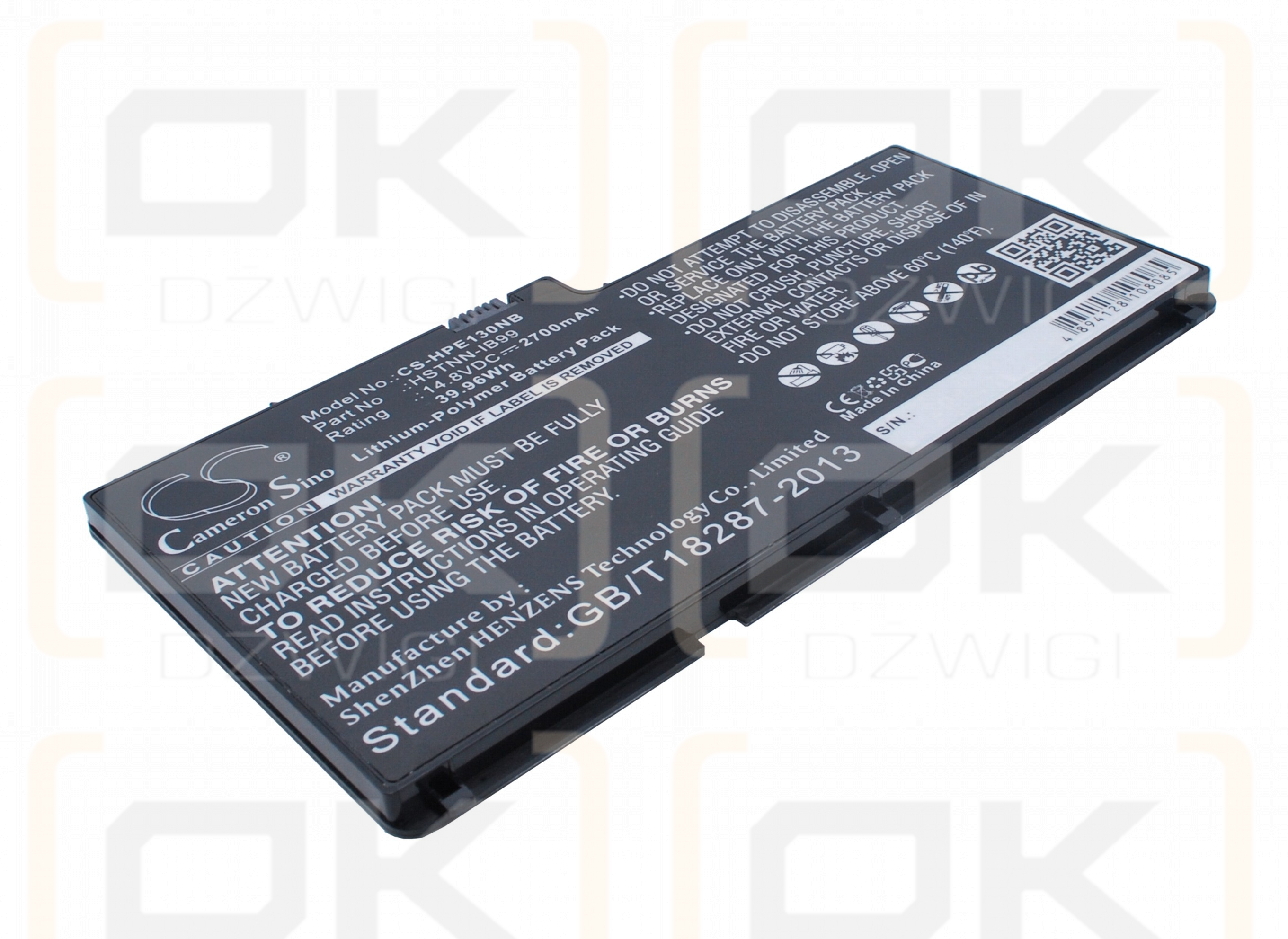 HP Envy 13T-1100 / HSTNN-IB99 2700 mAh Li-Polymer 14,8 V (Cameron Sino)