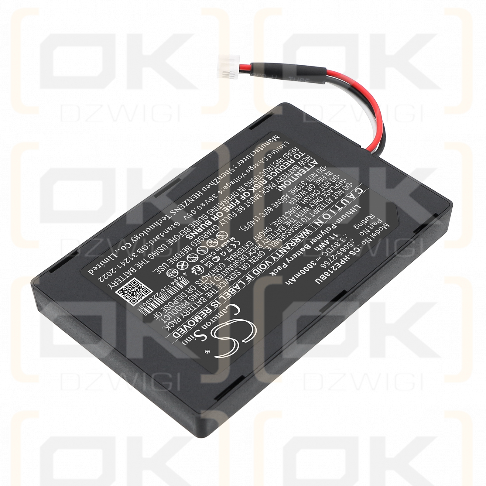 HP Agilent P1218-60002 PCI-X Fernbedienungskarte / 5065-2756 3000 mAh Li-Polymer 3,8 V (Cameron Sino)