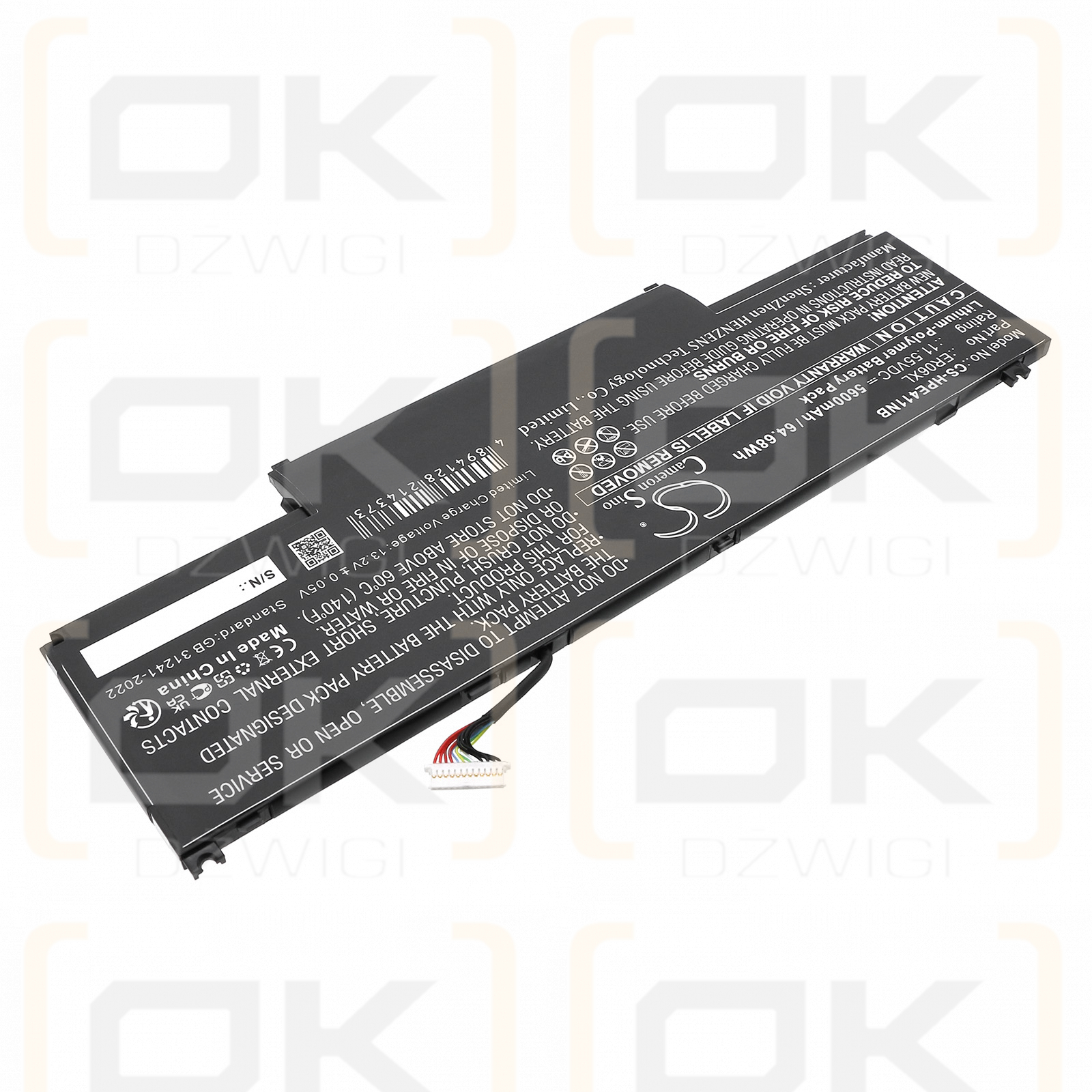 HP EliteBook x360 1040 G11 / ER06068XL 5600mAh Li-Polymer 11.55V (Cameron Sino)