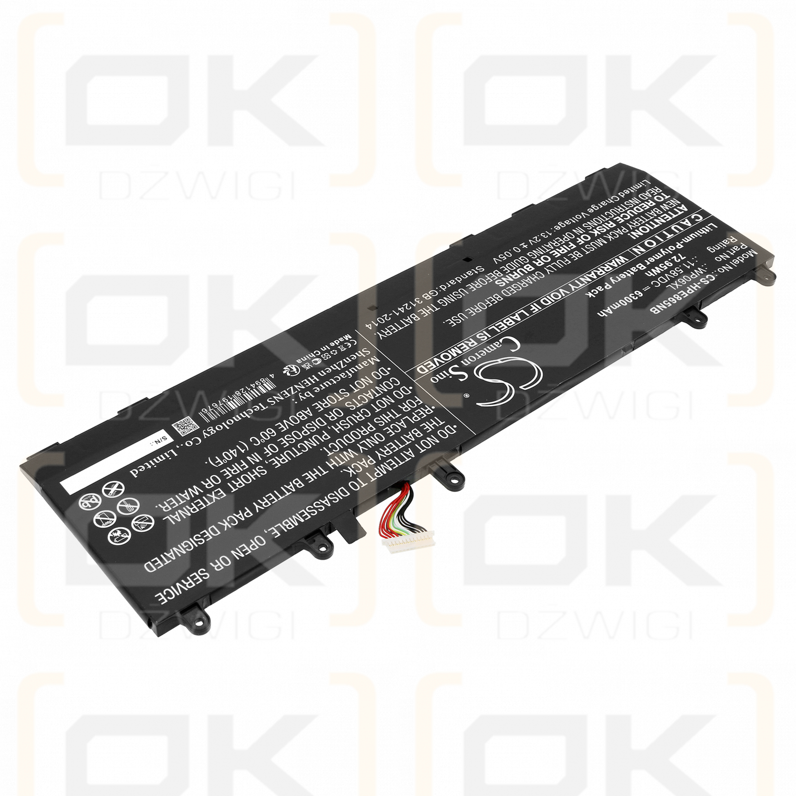 HP Elitebook 865 G9 6G9S5PA / WP06XL 6300 mAh Li-Polymer 11,58 V (Cameron Sino)