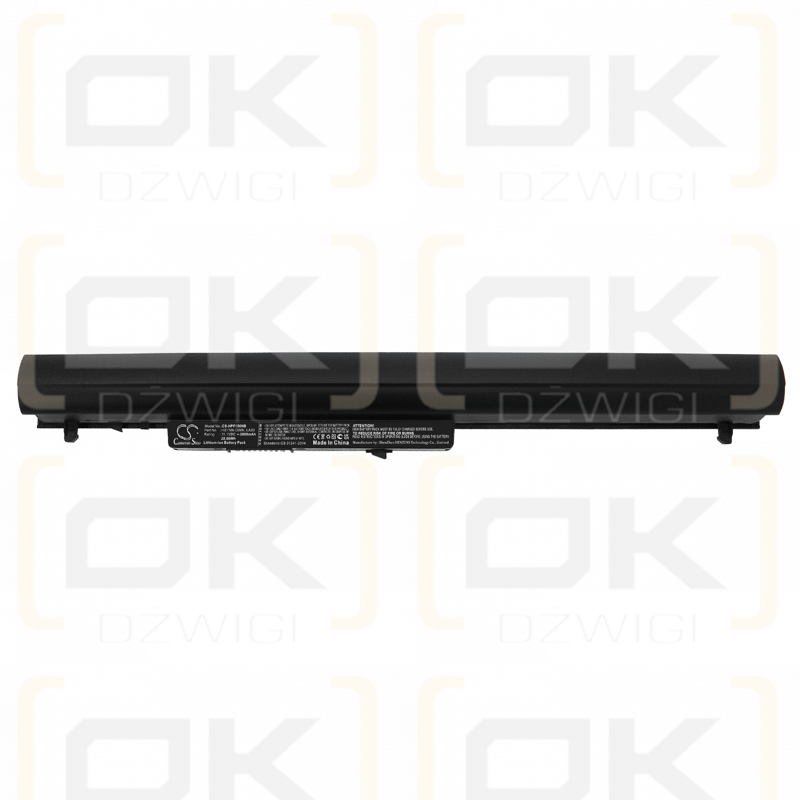 HP 15-F272WM / 775625-221, 2600 мАч, литий-ионный аккумулятор, 11,1 В (Cameron Sino)