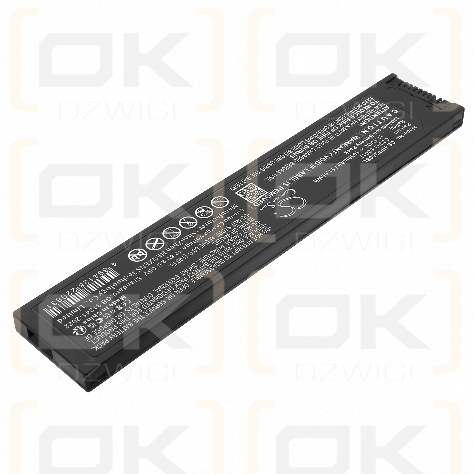 HP OfficeJet 252C Mobiler All-in-One-Drucker / CZ993-60017 1050 mAh Li-Ion 11,1 V (Cameron Sino)
