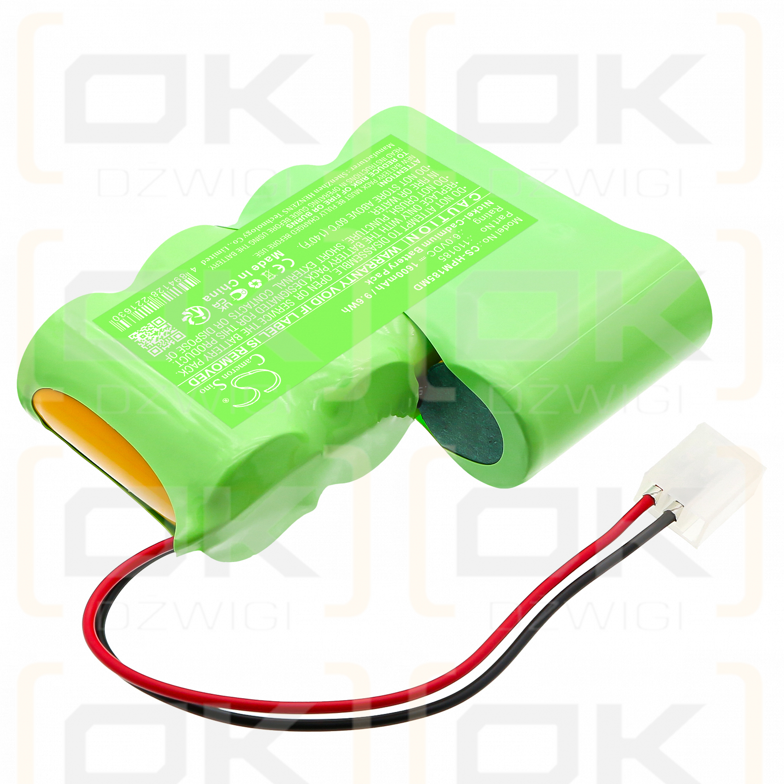 Hewlett Packard Mida / 110185 1600mAh Ni-CD 6.0V (Cameron Sino)