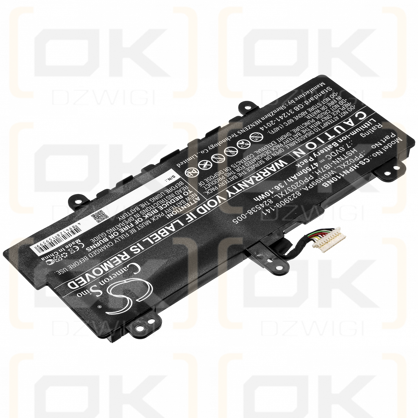 HP Pavilion 11-S002TU / PP02XL 4750mAh Li-ion 7.6V (Cameron Sino)