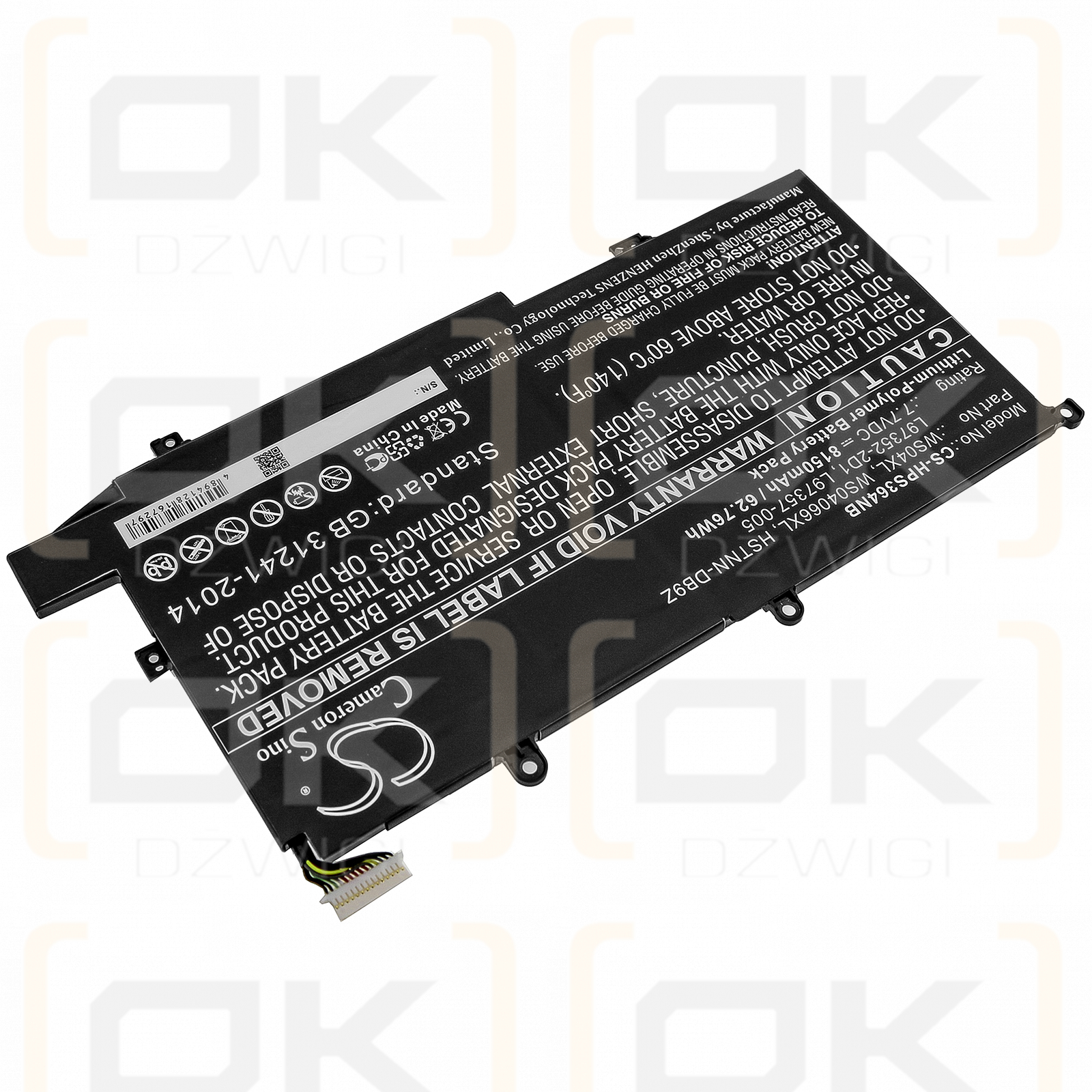 HP Spectre x360 14-ea0051TU / WS04XL 8150mAh Li-Polymer 7.7V (Cameron Sino)