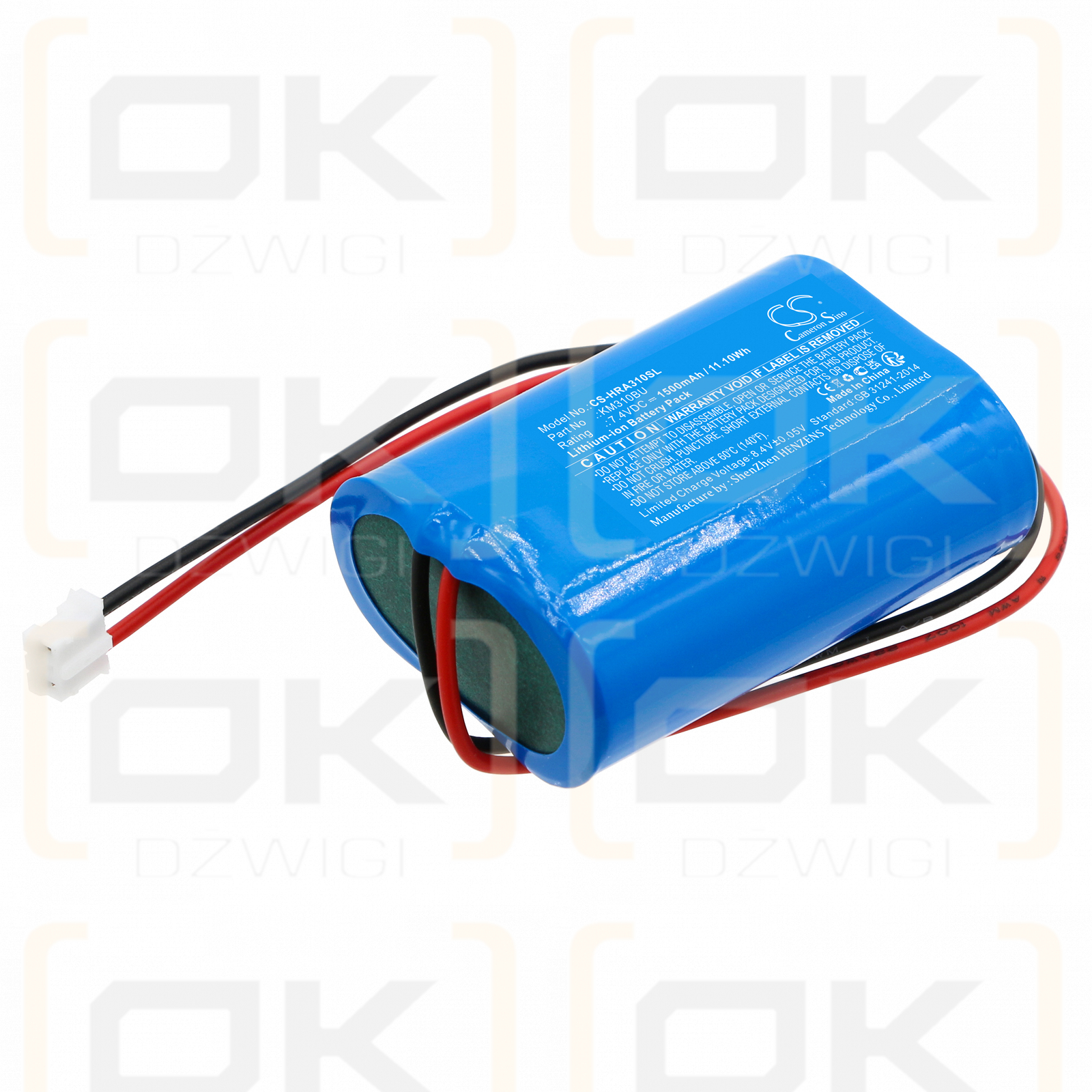 HPRT A300L / KM310BU 1500 mAh Li-Ion 7,4 V (Cameron Sino)