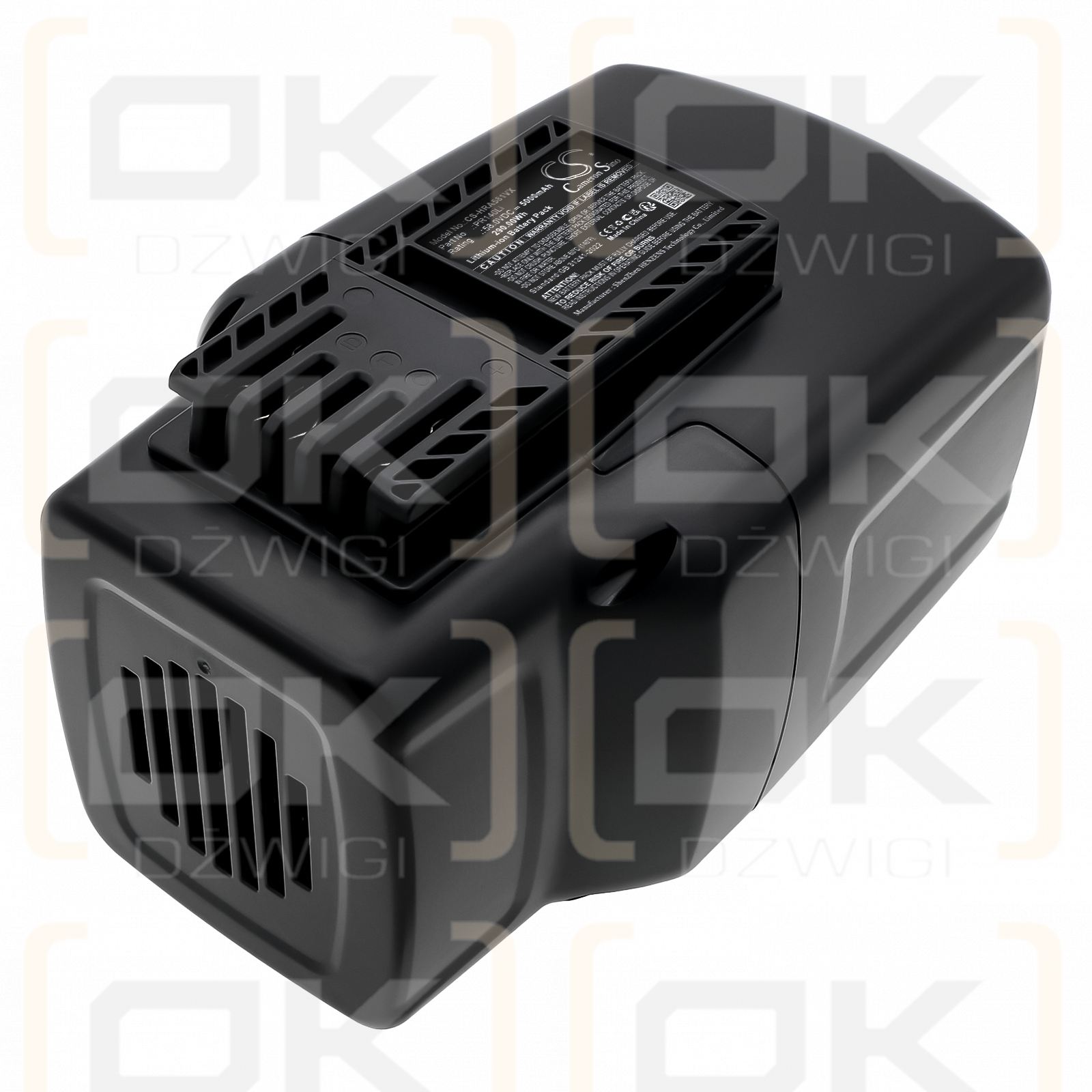 Batería PoulanPro PR140Li/PR140Li de ion de litio de 5000 mAh y 58,0 V (Cameron Sino)