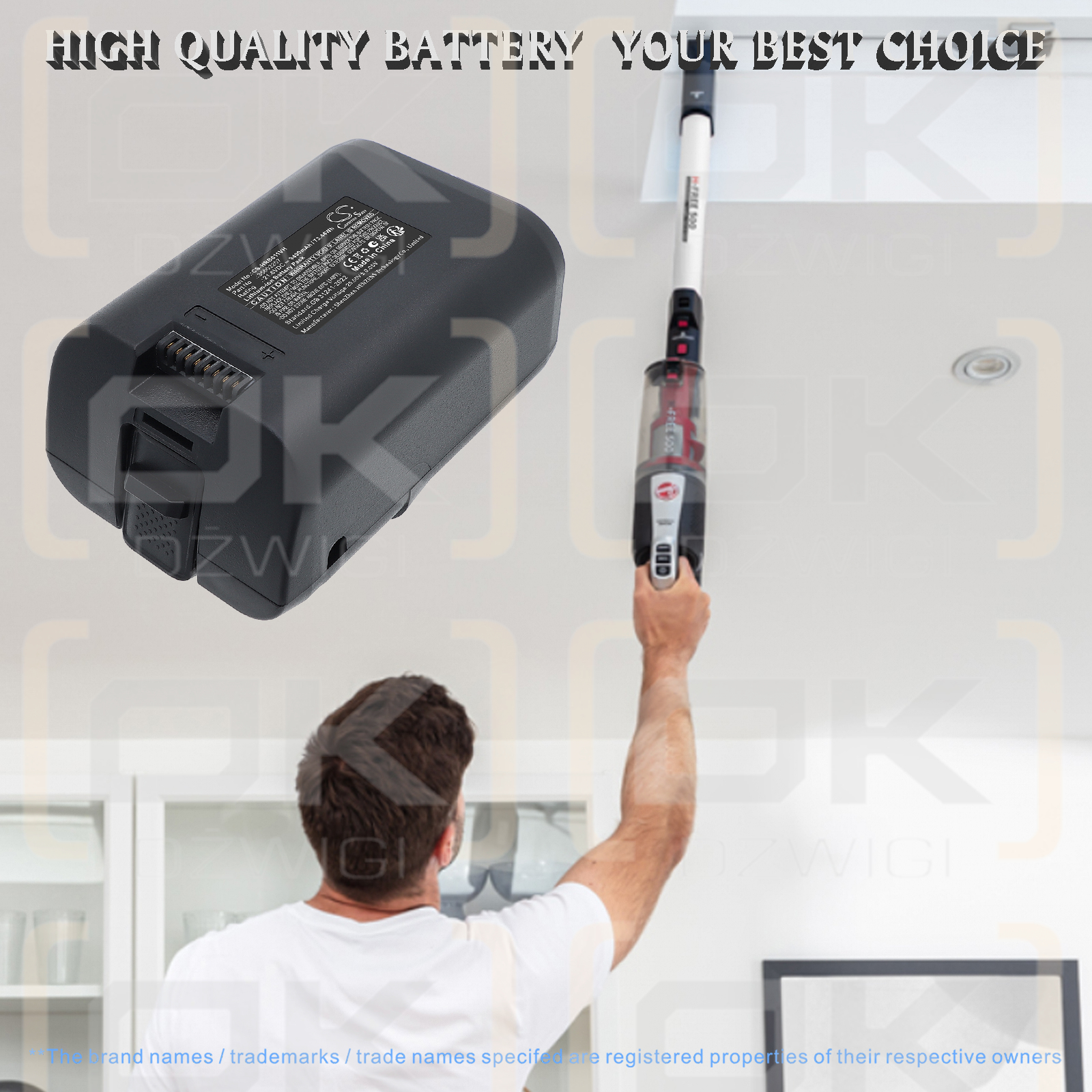 Hoover H-FREE 500 / 35602207 3400 mAh Li-ion 21,6 V (Cameron Sino)