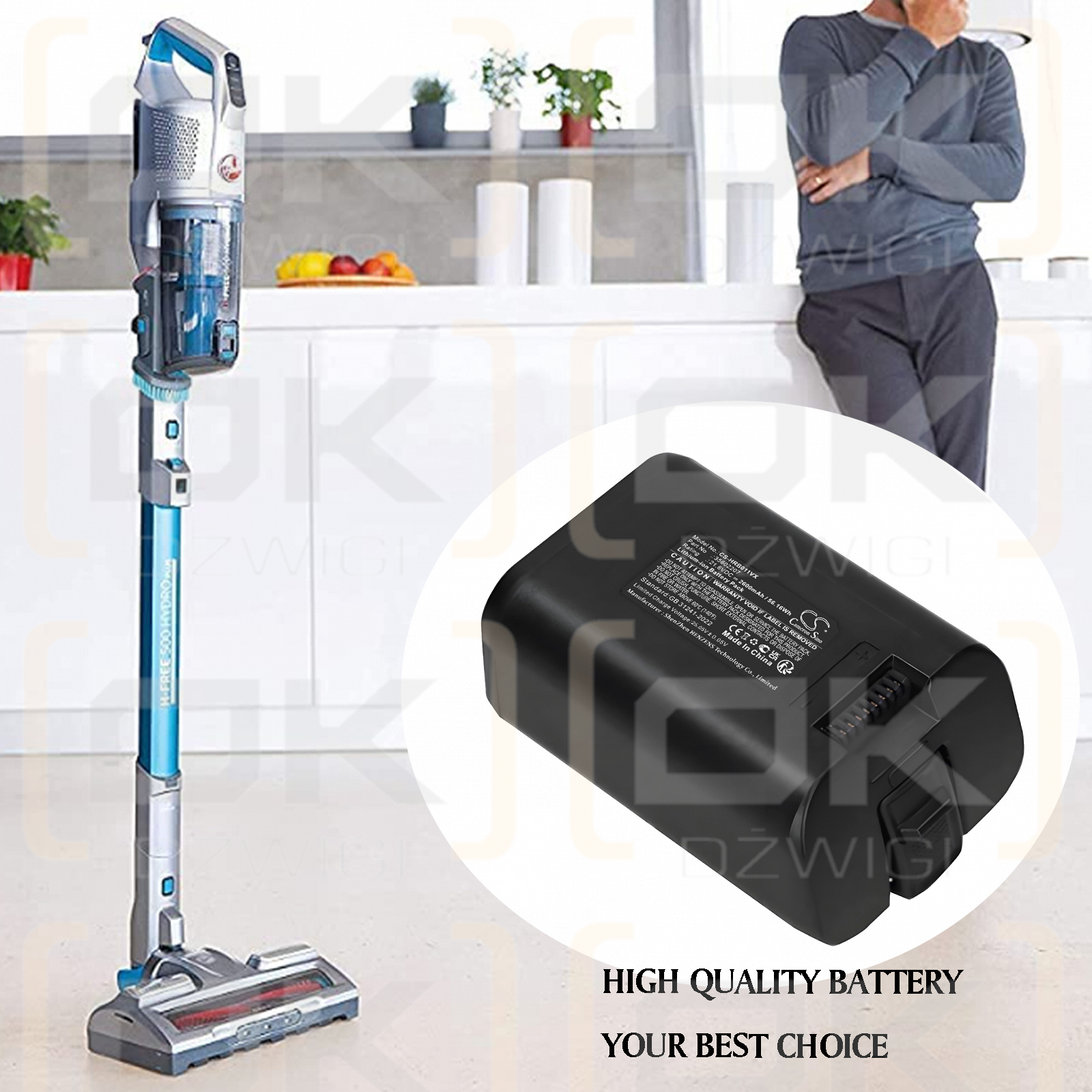 Hoover H-FREE 500 / 35602207 2600 мАч Li-ion 21,6 В (Cameron Sino)