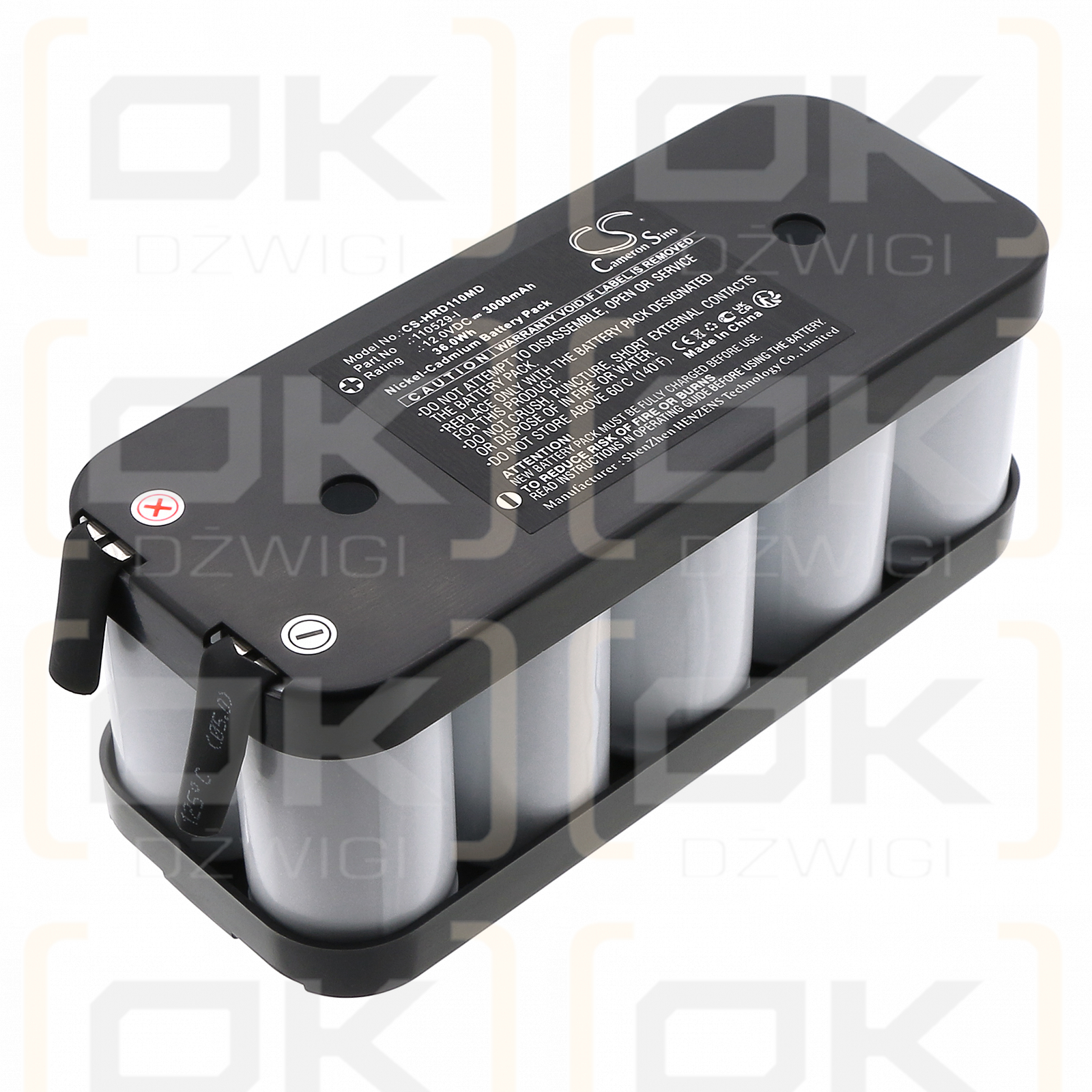 Horbiger Hydraulik / 110529-I 3000mAh Ni-CD 12.0V (Cameron Sino)